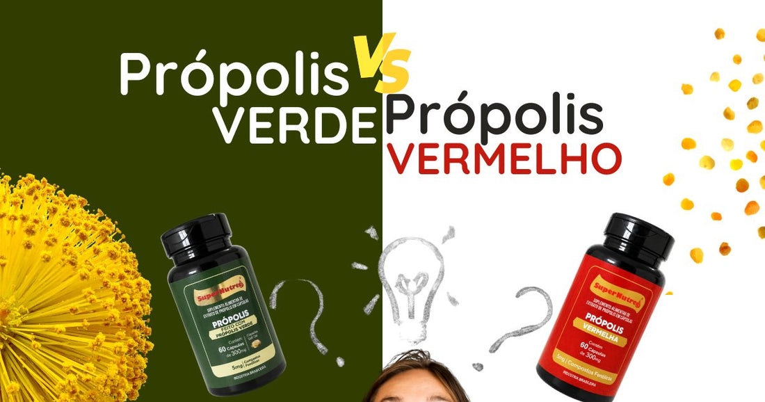 Própolis Verde vs. Vermelha: qual a diferença e como combinar?
