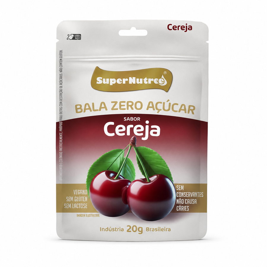 Bala Zero Açúcar SuperNutree