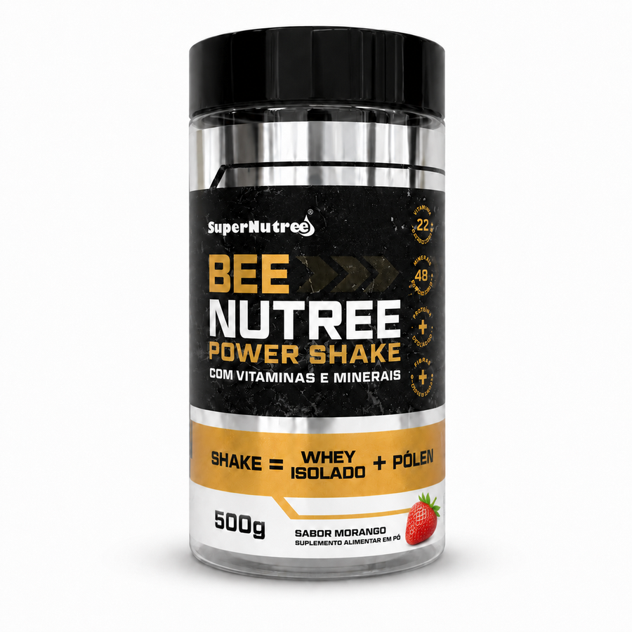 Whey Isolado Morango + Pólen