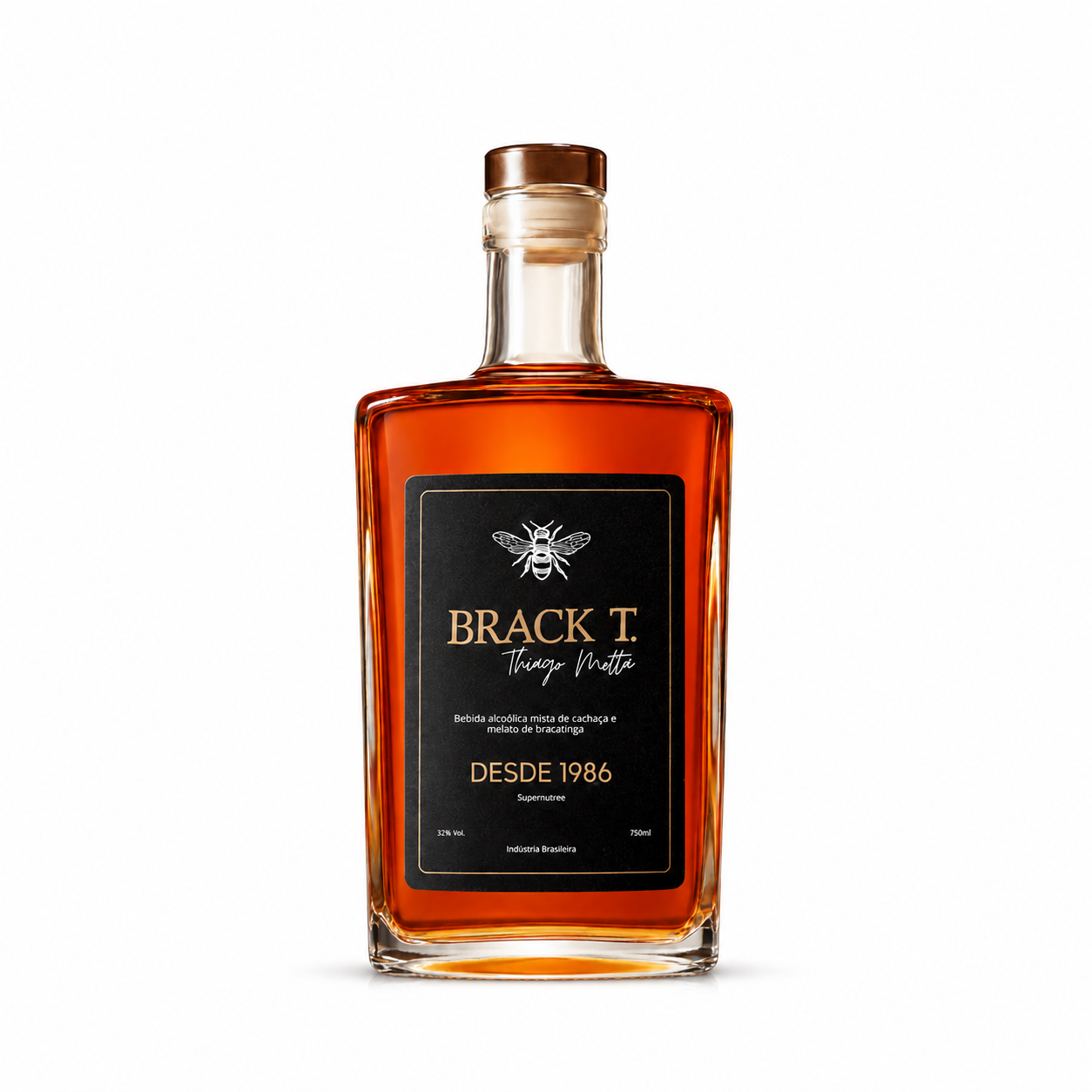 Cachaça com Mel de Melato de Bracatinga – Sabor Artesanal Premium | SuperNutree