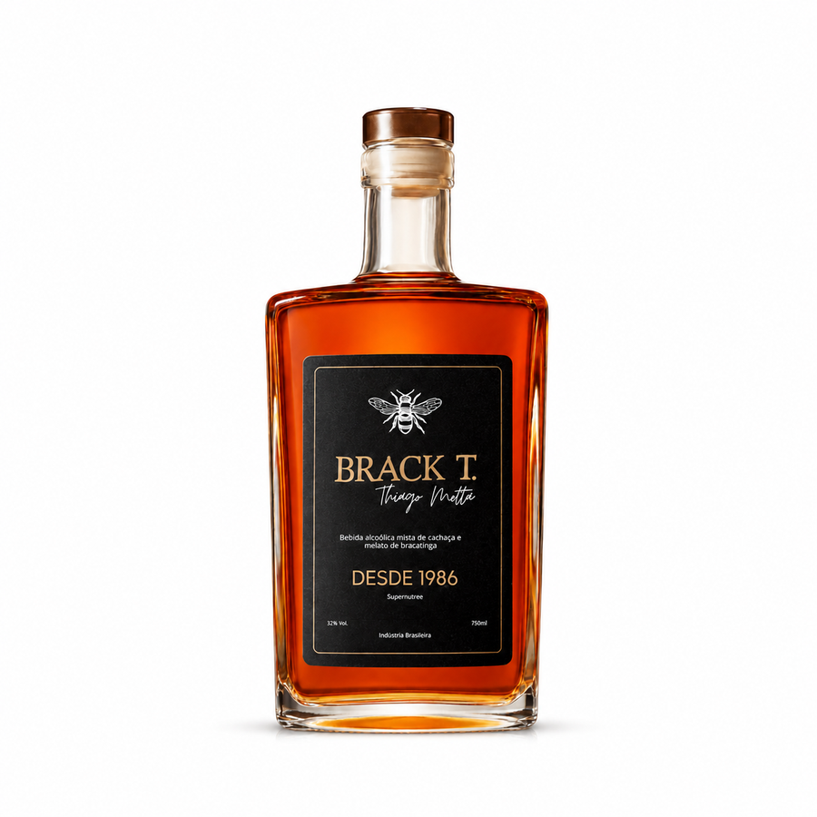 Cachaça com Mel de Melato de Bracatinga – Sabor Artesanal Premium | SuperNutree