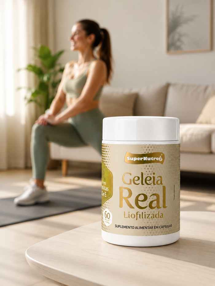 Geleia Real Liofilizada 60 Cápsulas – Energia e Vitalidade Natural | SuperNutree