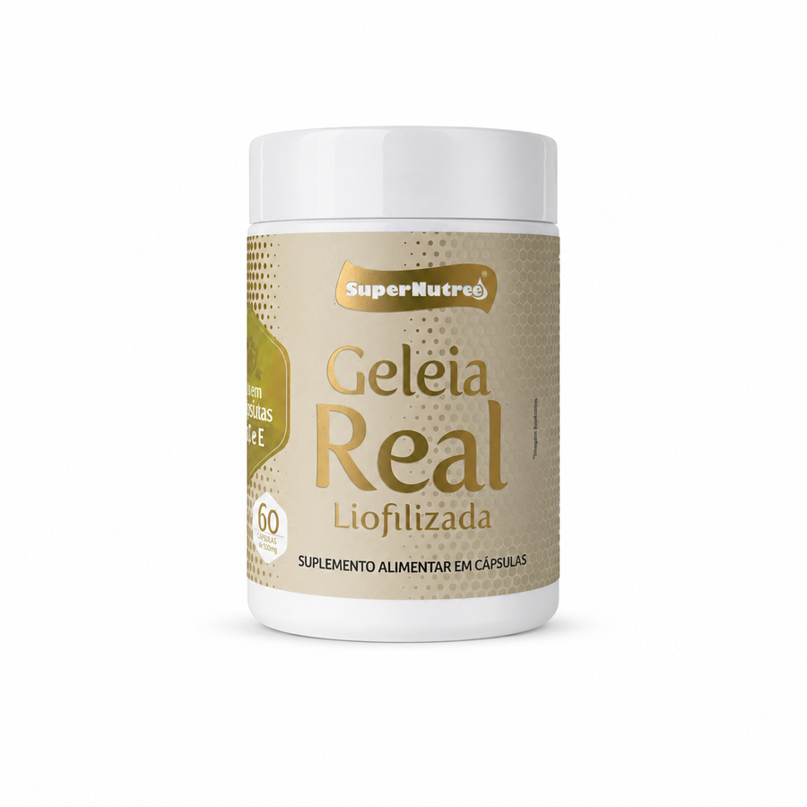 Geleia Real Liofilizada 60 Cápsulas – Energia e Vitalidade Natural | SuperNutree