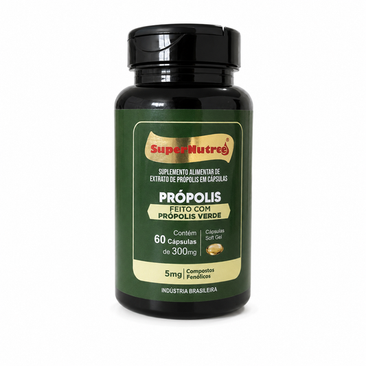 Própolis Verde 60 Cápsulas – Rotina Natural e Praticidade | SuperNutree