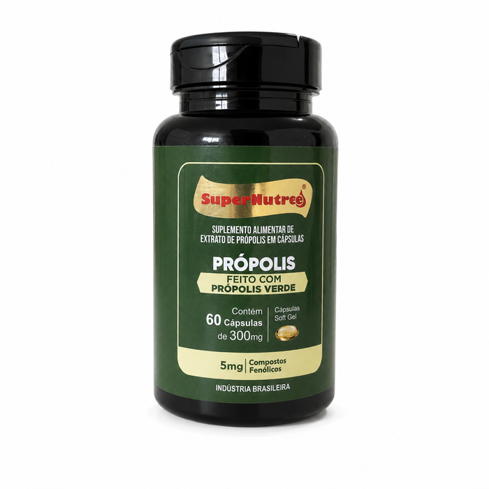 Própolis Verde 60 Cápsulas – Rotina Natural e Praticidade | SuperNutree